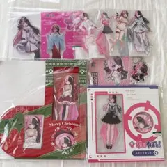 NIKKEコラボカフェ ラピ ポストカード アクスタ ホロ缶バッジ
