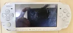 ア*キ様 SONY PSP3000 ホワイト 本体 ジャンク　液晶割れ