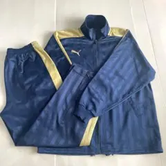 PUMA ジャージ イエロー ストライプ 上下セット