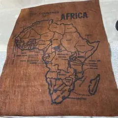 樹皮布/アフリカ大陸柄