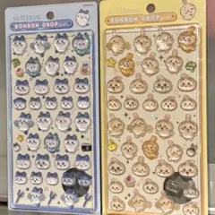 【正規品】ちいかわ ハチワレ うさぎ ボンボンドロップシール ボンドロ ２点