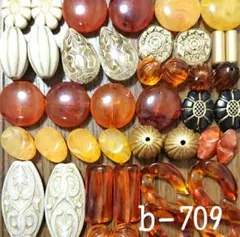 b-709 べっ甲ビーズセット