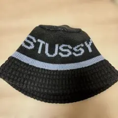 【希少】STUSSY ニット素材バケットハット