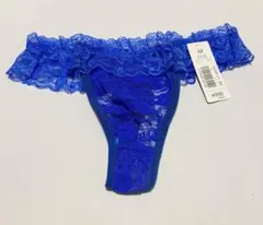 【早い者勝ち】aimerfeel Tバック ショーツ M ブルーレース