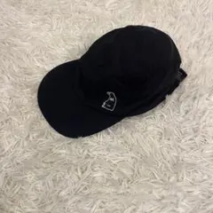 mont-bell ブラックキャップ クマロゴ刺繍付き　Mサイズ