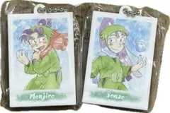 新品 忍たま乱太郎　ぱしゃこれ　ミニアクリルキーホルダー　潮江文次郎　立花仙蔵
