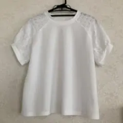 NOLLEY'S light 花柄レース　カットソー　サイズフリー　ホワイト系のサムネイル