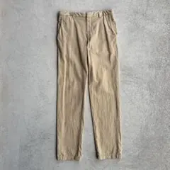 ポロラルフローレン 古着 コットンリネン チノパンツ W30 L32 ベージュ