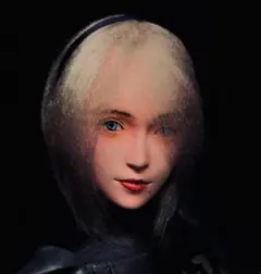 NieR:Automata 2B リアル顔改造 植毛カスタム リペイント完成品 - メルカリ