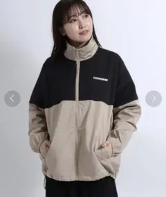 CONVERSE/コンバース 撥水 防風 配色切替 スタンドブルゾンバイカラーMのサムネイル