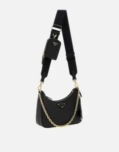 PRADA Re-Edition 2005 サフィアーノレザーショルダーバッグ