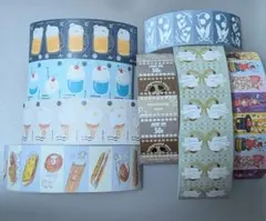海外作家　ラベラーシール　ラベラーロールシール　切り売り　おすそ分け　54枚