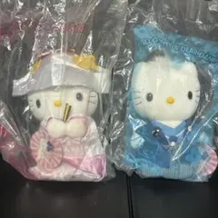 レア☆ハッピーセット ウェディングキティ 2体セット ウェルカムボード 和装