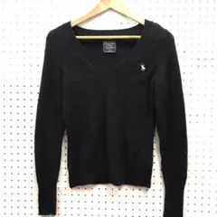 アメカジ トラッド プレッピー古着 アバクロ Vネック カシミヤニットセーター