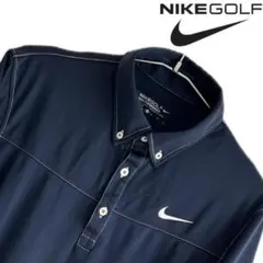 【Nike Golf】ナイキゴルフ　 DRI-FIT ポロシャツ 紺　XL　半袖