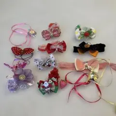 犬用リボンアクセサリー13個セット