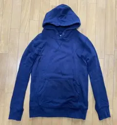 UNIQLO フーディー プルオーバー スウェットパーカー(M)ネイビー 濃紺