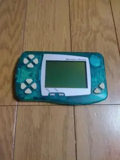 ワンダースワン 本体 スケルトングリーン　ジャンク