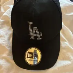 New Era LAロゴ ラインストーン メッシュキャップ