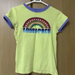 BooHomes★Tシャツ★レインボー虹★ラブ＆ピース★ブーフーウー