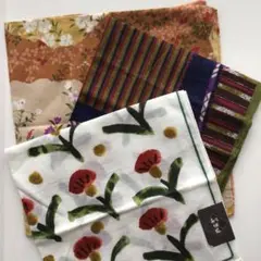 和柄 ハンカチ3枚セット まとめ売り