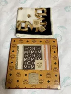 MCM ハンカチ 2枚セット ロゴ チェーン柄のサムネイル