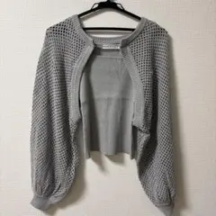 カーディガン　ニットキャミセット