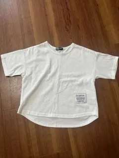 ベビードール ホワイト ポケット付き Tシャツ 半袖 120