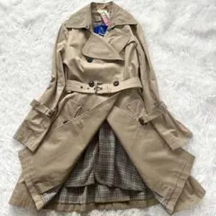 【美品】バーバリーブルーレーベル　トレンチコート　ライナー　ベルト完備　ベージュ
