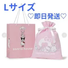 L サンリオハウス SANRIO HOUSE ラッピング ショッパー 巾着