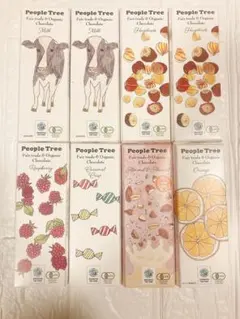 6種8枚セット PeopleTree 板チョコレート フェアトレードのサムネイル