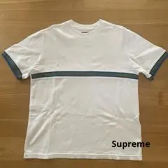 상태좋음 ☆Supreme Knit Stripe SS20Tシャツ ホワイトメンズS