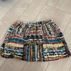 Forever 21 総柄 ミニスカート フレア Mのサムネイル