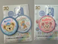 ダッフィー　シェリーメイ ワッペン ダッフィーフレンズ20周年 ディズニーシー