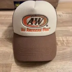 エイアンドダブリュ エンダー A&W メッシュ キャップ ブラウン 茶 新品最安