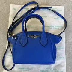Samantha Thavasa ミニショルダーバッグ ブルー 青 訳あり