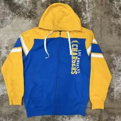 古着 00s NFL Chargers フルジップパーカー メンズL
