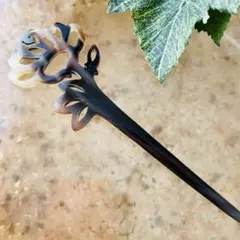 バッファローホーン　かんざし　新品未使用