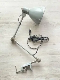 クランプ式 デスクライト グレー