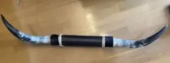 巨大実物　牛ツノ　オブジェ　ウエスタン　送料込み　130cm hornのサムネイル