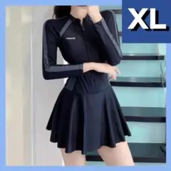 新品♡XL 水着レディース ワンピース ラッシュガード 長袖 フィットネス UVのサムネイル