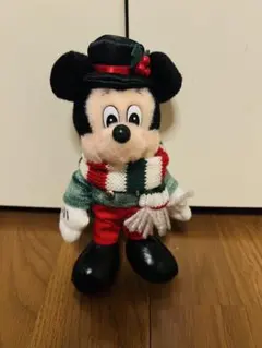 ミッキー 復刻 レトロ ぬいぐるみバッジ