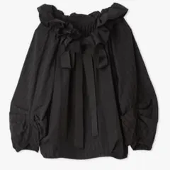 極美品 LILY BROWN リリーブラウン パワーショルダー ブラウス カーキ 