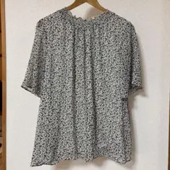 【送料込み】GLOBAL WORK 花柄 半袖チュニック Lサイズ