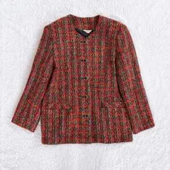 値下げ！未使用品！バブリー昭和レトロなセットアップ　東京スタイル　ピンクツイード 値下げ！未使用品！バブリー昭和レトロなセットアップ東京