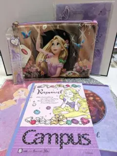 ★ディズニープリンセス ラプンツェル ファンシー文具 6点セット