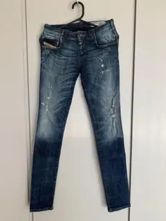 SALE‼️DIESEL Grupee ディーゼル　グルーピーダメージ加工スキニー