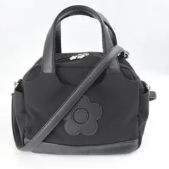 【美品】マリークワント デイジー 4サイドポケット 2way ミニトート 970