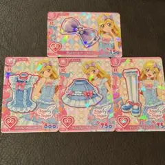 アイカツ アンコール アイスブルーフリルコーデ 星宮いちご　アイカツカード　C