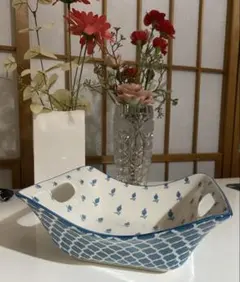 キッチン収納バスケット 2個セット 北欧風デザイン